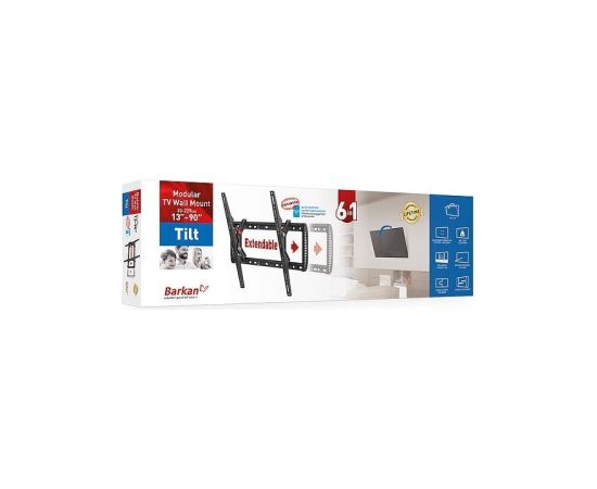 Barkan BM410T 13"-90" TV, pakreipiamas, sieninis