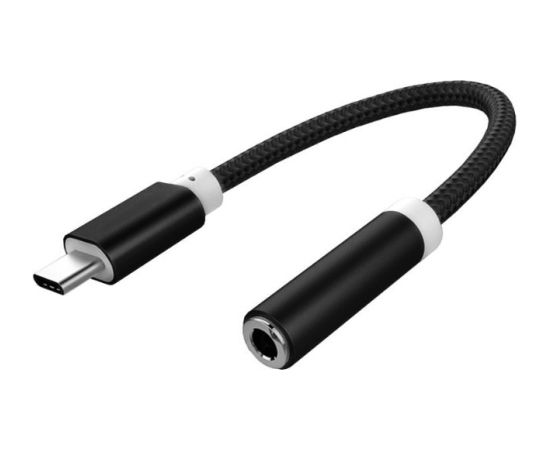 Mocco 3.5 mm на USB-C Аудио Адаптер для Телефонов черный
