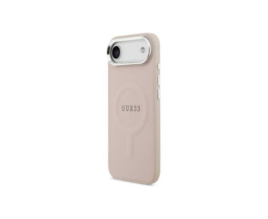 Guess Apple  iPhone 17 Air PU Saffiano MagSafe Case Pink