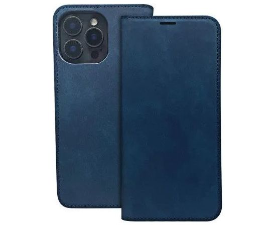 iLike Xiaomi  Redmi Note 14 5G Smart Suede book case Navy Blue