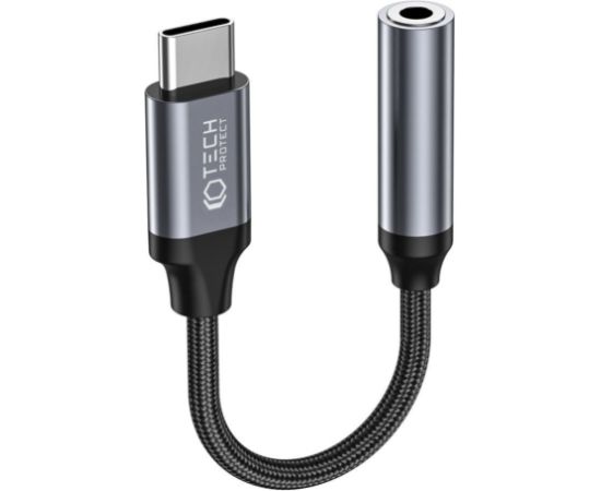 Tech-Protect   Tech-Protect UltraBoost USB-C / 3.5mm mini jack adapter - black