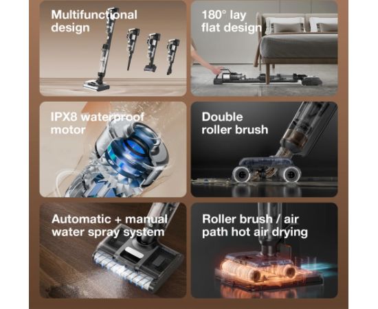 Jimmy Vacuum cleaner and washer PW11 Pro Cordless operating Washing function 460 W 21.6 V Operating time (max) 80 min Warranty 24 month(s)