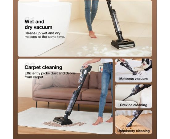 Jimmy Vacuum cleaner and washer PW11 Pro Cordless operating Washing function 460 W 21.6 V Operating time (max) 80 min Warranty 24 month(s)