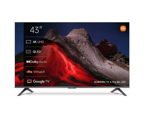 Xiaomi QLED TV A Pro 2026 43 Smart TV Google TV UHD Dark Gray