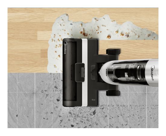 Midea Cordless Vacuum Cleaner MWD-X6 Handstick 3in1 Washing function 120 W 21.6 V Operating time (max) 40 min White/Black Warranty 24 month(s)