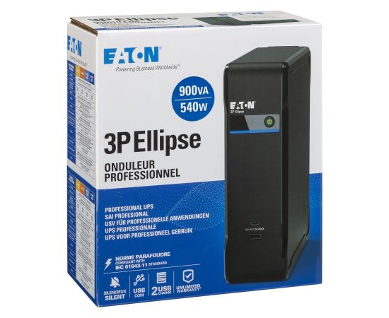 Eaton 3P Ellipse 900 USB DIN 900 VA 540 W