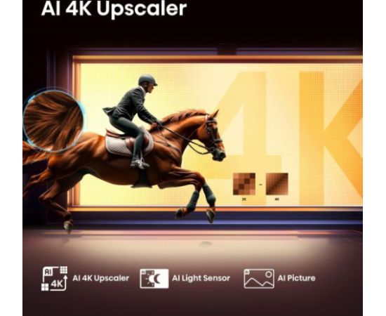 Hisense UHD QLED Smart TV 50E7Q 50" Smart TV VIDAA OS UHD Black
