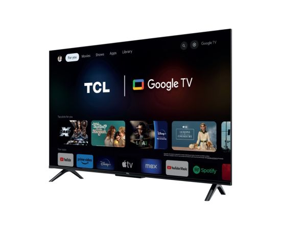 TCL 4K QLED TV 50T69C 50 Smart TV Google TV UHD Black