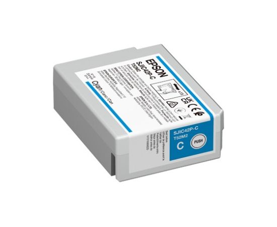 Epson SJIC42P-C (C13T52M240) Ink Cartridge, Cyan