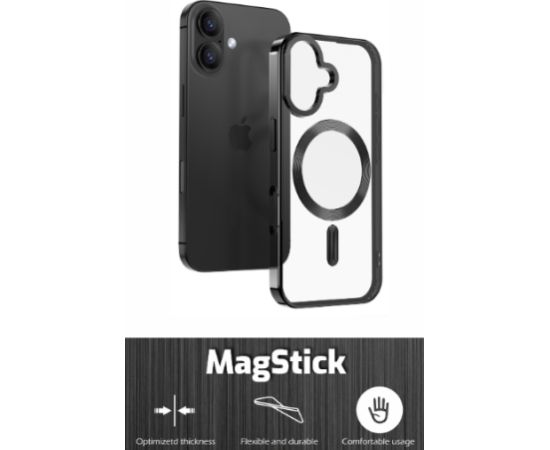 Swissten Clear Jelly MagStick Metallic Case Чехол для Apple iPhone 17 Air