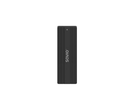 Kastīte cietajam Savio External M.2 NVMe & NGFF Combo