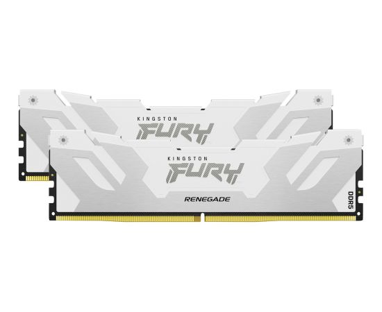 Kingston FURY DDR5 - 32GB - 7600 - CL - 38 (2x 16 GB) dual kit, RAM (white, KF576C38RWK2-32, Renegade XMP, INTEL XMP)