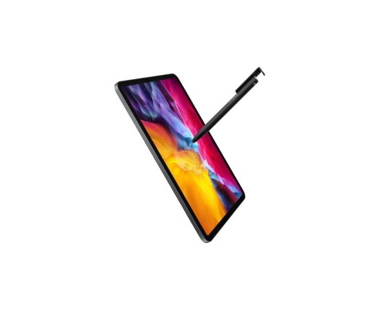 Fixed Pen With Stylus and Stand 3 in 1 Pencil Stylus for capacitive displays; Stand for phones and tablets Black