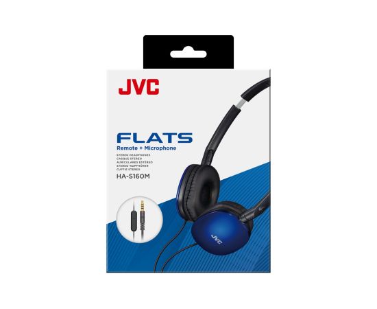 JVC HA-S160M-AU headphones/headset Wired Head-band Calls/Music Blue