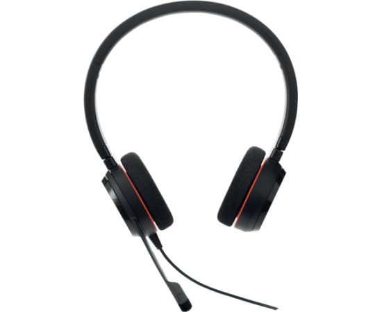 Jabra Evolve 20 Headset Wired Head-band Office/Call center USB Type-C / USB Type-A Black