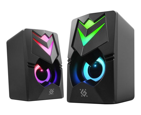 PC Speakers 2.0 DEFENDER J4 2.0 6W LED USB black