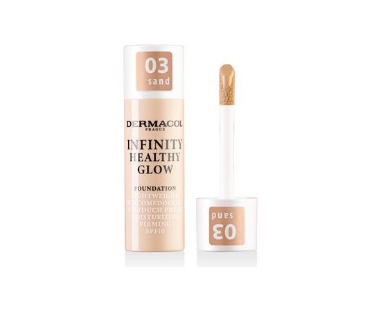 Dermacol Infinity Healthy Glow Foundation - Lehký rozjasňující make-up 20 g 01 FAIR