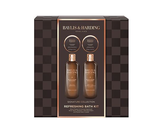 Baylis & Harding Refreshing Bath Kit ( Černý pepř & Ženšen ) - Dárková sada