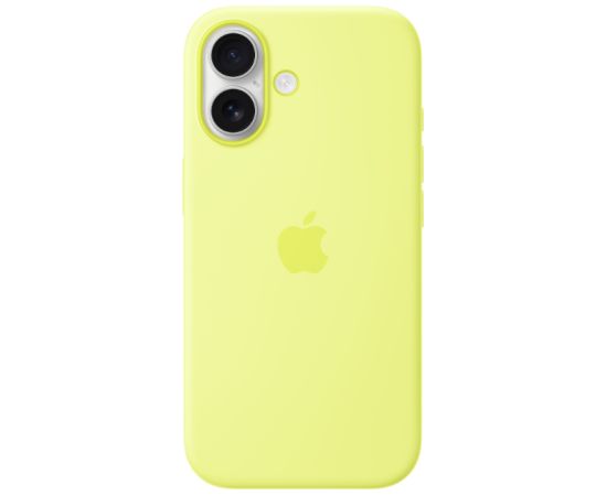 Apple MGEV4ZM/A Silicone with MagSafe Aizsargapvalks Priekš iPhone 17 / Neon Yellow