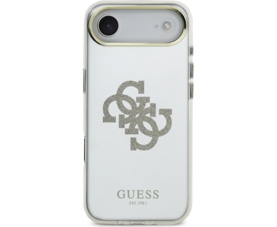 Guess PC/TPU Mirror 4G Glitter Logo MagSafe Case Чехол для Apple iPhone 17 Air