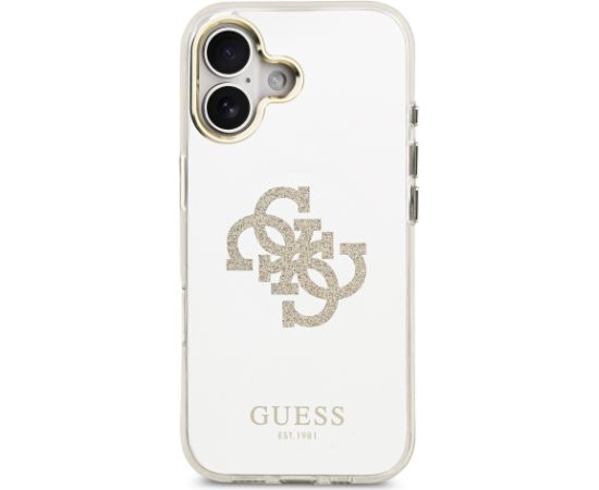 Guess PC/TPU Mirror 4G Glitter Logo MagSafe Case Чехол для Apple iPhone 17