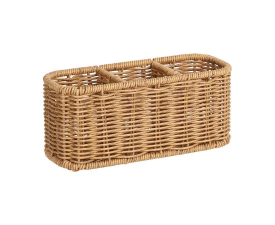 Basket BASILE 23x9xH10cm, natural