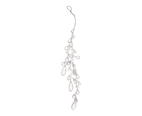 Christmas ornament SHINE H30cm, transparent