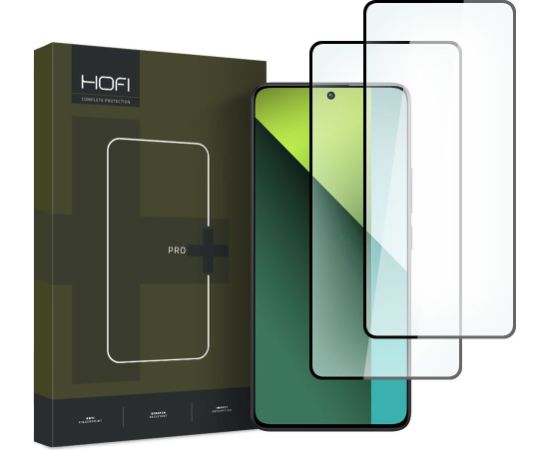 ЗАКАЛЕННОЕ СТЕКЛО HOFI GLASS PRO+ 2-PACK XIAOMI REDMI NOTE 13 5G | 13 PRO 4G | 5G ЧЕРНЫЙ