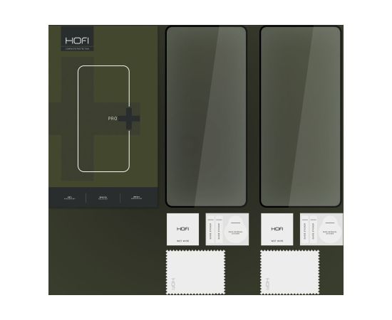 ЗАКАЛЕННОЕ СТЕКЛО HOFI GLASS PRO+ 2-PACK XIAOMI REDMI NOTE 13 5G | 13 PRO 4G | 5G ЧЕРНЫЙ