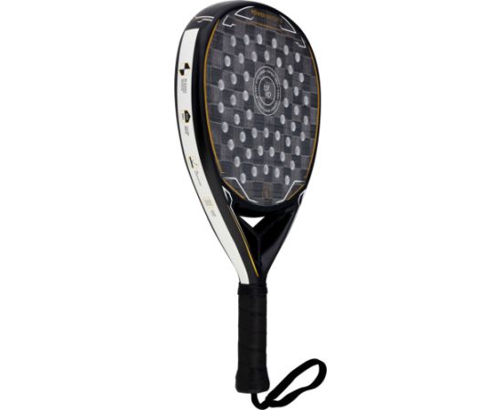 BYVP Padel Racket POWER 1800 II Black/White/Gold