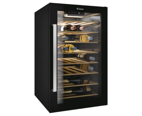 Candy Wine Cooler CWC 154 EEL/NF Energy efficiency class G Free standing Bottles capacity 41 Black