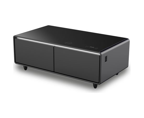 Caso Lounge-Table with cooling compartments, sound bar and charging option Sound and Cool Energy efficiency class F Free standing Black