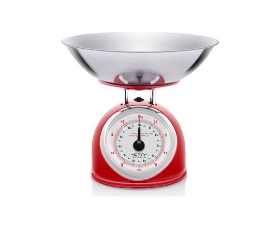 ETA Kitchen scale ETA577790030 Storio Maximum weight (capacity) 5 kg Graduation 25 g Red