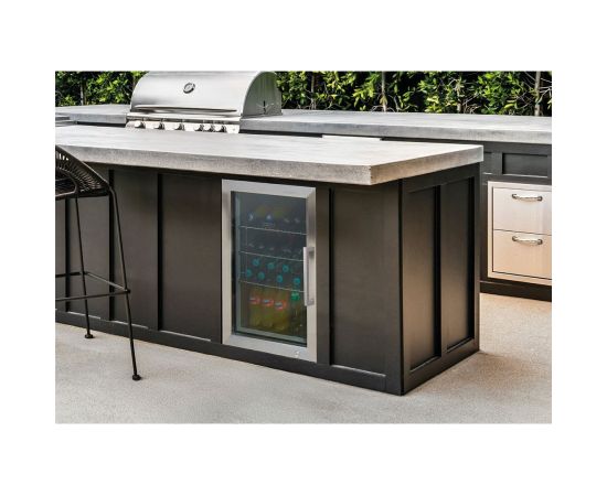 Caso Barbecue Cooler S-L Energy efficiency class A Free standing Stainless steel