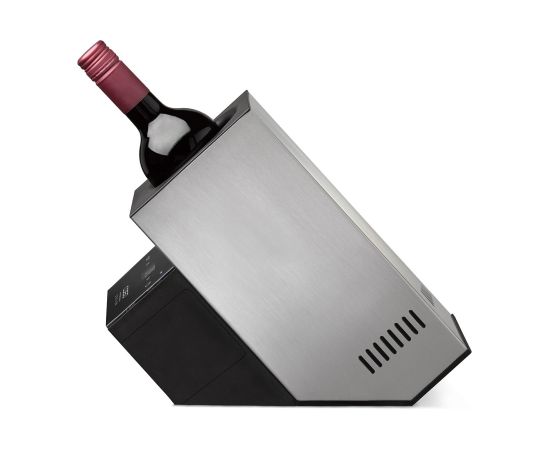 Caso Wine Cooler WineCase Deluxe Inox Bottles capacity 1 Black/Silver