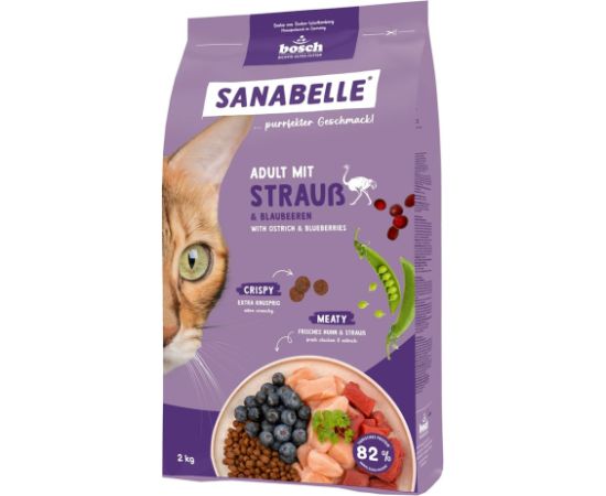 BOSCH Sanabelle Adult Poultry struś 2kg