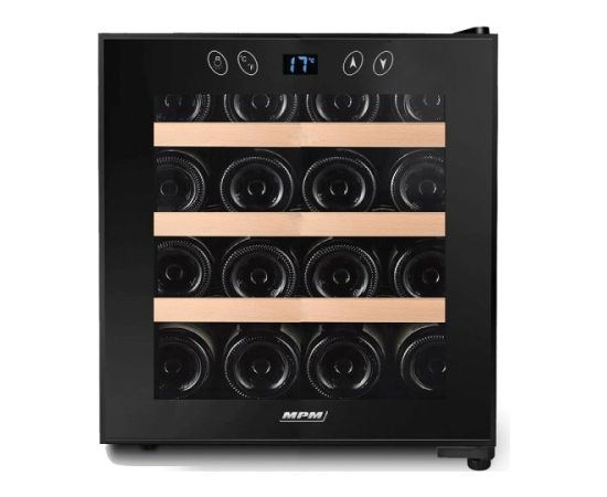 MPM MPM-48-CW-48 Thermoelectric beverage cooler Freestanding Black 16 bottle(s)
