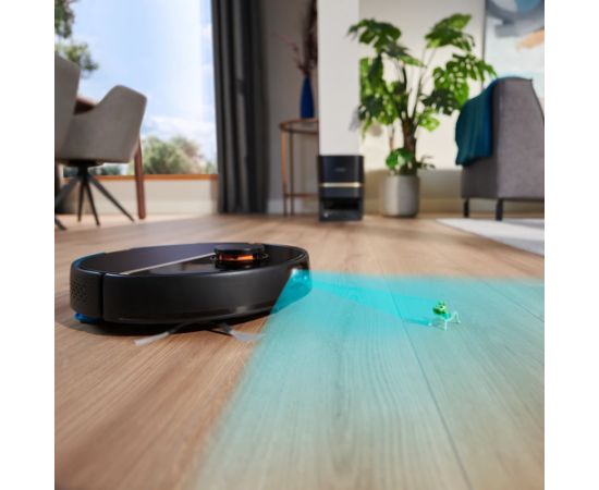 PHILIPS XU7100/01 HomeRun 7000. sērijas putekļsūcējs robots ar mazgāšanas funkciju, melns