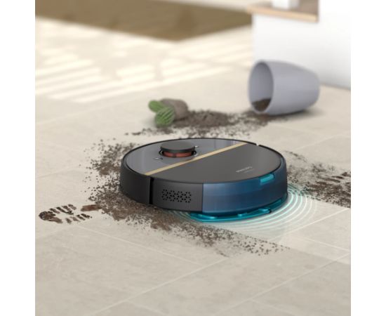 PHILIPS XU7100/01 HomeRun 7000. sērijas putekļsūcējs robots ar mazgāšanas funkciju, melns