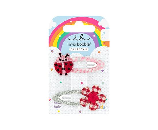 Invisibobble Snap Clip Kids Happy Ladybird - Sponka do vlasů 2 ks