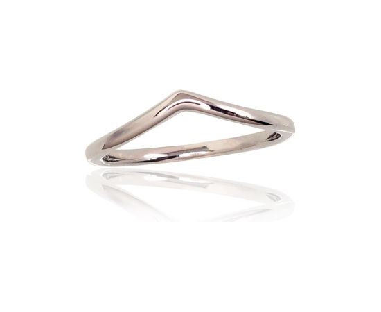 Серебряное кольцо #2101633(PRh-Gr), Серебро 925°, родий (покрытие), Размер: 18, 1.5 гр.