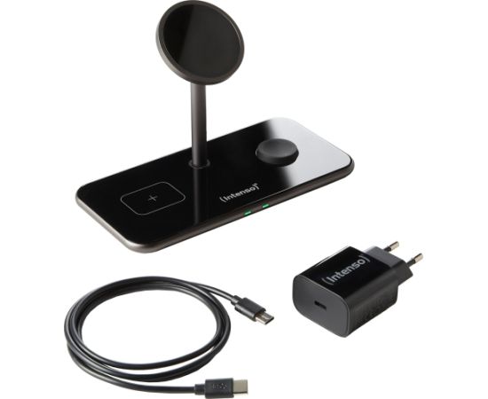 Intenso 3in1 Magnetic Wireless Charger MB13 black