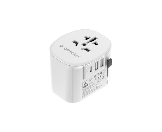 Adapteris Gembird Universal Travel Adapter 15W
