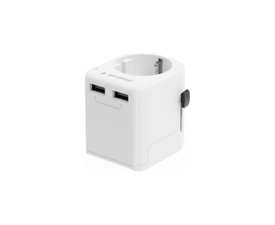 Adapteris Gembird Universal Travel Adapter 12W