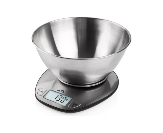 ETA Kitchen scale ETA677890000 Dori Maximum weight (capacity) 5 kg Graduation 1 g Display type LCD Stainless steel