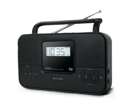 Muse Stereo Portable Radio M-087 MB PLL AUX in FM radio Headphone out