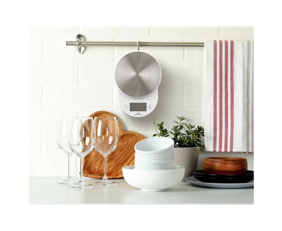 ETA Kitchen scale with a bowl ETA577090000 Mari Graduation 1 g Display type LCD White