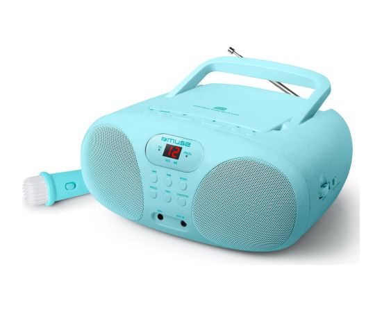 Muse Portable Sing-A-Long Radio CD Player MD-203 KB AUX in CD player FM radio