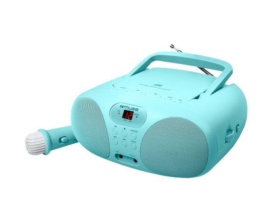 Muse Portable Sing-A-Long Radio CD Player MD-203 KB AUX in CD player FM radio