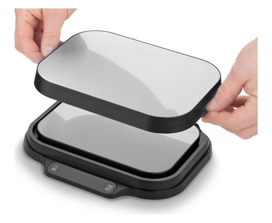Caso Kitchen and Precision scales KitchenDuo Display type LED Black/Stainless steel